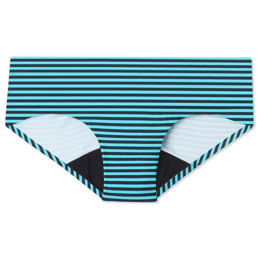 Teen Period Underwear - Hipster | Blueberry Stripe