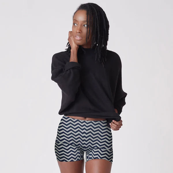 Period Loungewear Sleep Boyshort | Navy Maze